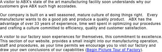 A visitor to ABX's state